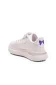 Aspor Beyaz Rugan Simli Cırtlı Kız Çocuk Spor Ayakkabı - 4