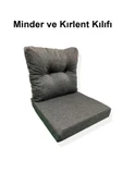 adımshops 1 Adet Bahçe Balkon Mobilyası Minderi Kılıfı (1 ADET MİNDER, 1 ADET KIRLENT Yanlızca Kılıf Gönderile - 1