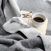 Schafer Home Deer Çift Kişilik Battaniye 200x220 Cm 1 Parça-Gri - 3