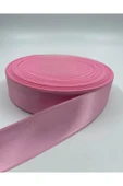 BUKET DÜNYASI SATEN KURDELE 4 CM PEMBE RENK 10 METRE SÜSLEME, SOLMAYAN GÜL - 1