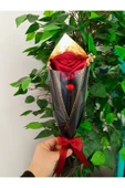 BUKET DÜNYASI 10 ADET HEDİYELİK TEKLİ GÜL BUKETLERİ SÖZ, NİŞAN, DÜĞÜN, MEVLÜT - 1