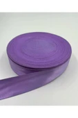 BUKET DÜNYASI SATEN KURDELE 4 CM LİLA RENK 10 METRE SÜSLEME, SOLMAYAN GÜL - 1