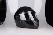 LAZER GOLDEN ÇENE AÇILIR KASK PARLAK SİYAH - 1