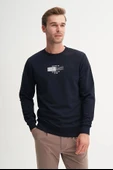 Cazador Slim Fit Mevsimlik 3 İplik Pamuk Karışımlı Sweatshirt-54160 thumbnail 2