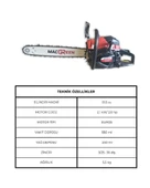 MACGREEN MOTORLU TESTERE 5215 - 2