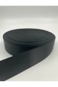 BUKET DÜNYASI SATEN KURDELE 4 CM SİYAH RENK 10 METRE SÜSLEME, SOLMAYAN GÜL - 1