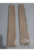 BUKET DÜNYASI 50 ADET ÇÖP ŞİŞ - ÇUBUK - BUKET YAPIMI - MANGAL HER ALANDA KULLANIM 5 MİLİM KALINLIK 40 CM - 1