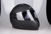 LAZER GOLDEN ÇENE AÇILIR KASK MAT SİYAH - 1