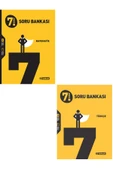 Hız Yayınları 7.Sınıf HIZ Yay. Matematik Soru Bankası + 7.Sınıf HIZ Yay. Türkçe Soru Bankası ( 2 Kitap Set ) - 1