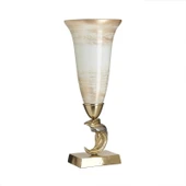 MONDECOR BEYAZ ALTIN VAZO 23×62CM - 1