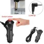 12v 1.5A araç şarj adaptörü 4mm 1.7 mm jak uçlu Çakmaklık şarj adaptörü thumbnail 5