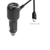 12/24v mikro usb girişli araç navigaston kamera şarj adaptörü + dual usb - 5