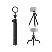 Ulanzi MT30 Mıknatıslı Karabinalı Esnek Tripod T137 - Siyah - 1