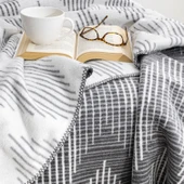 Schafer Home Bloom TK Battaniye 150x220 Cm 1 Parça-Gri - 2