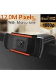WebCam Orjınal 1080p Konferans Kamera Dahili Mikrofon Chat Görüntülü Sohbet Yayın Kamerası HD Video - 5