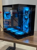 Gametech Kuromi Karakterli 7 RGB Fanlı Akvaryum Kasa Siyah thumbnail 1