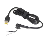 Lenov uyumlu adaptörler için kare uç tamir kablosu 1m thumbnail 1