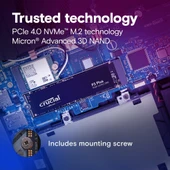 Crucial P3 Plus 4TB SSD m.2 NVMe PCIe 4800-4100MB/s 2280 PCIe Gen3 CT4000P3PSSD8 - 6