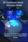 YH12 2 si 1 Arada Akıllı Yıldız projeksiyon Renkli Işık Gösterileri  Bluetooth Hoparlör - 4