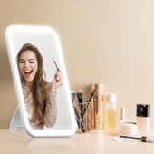 Polosmart PBS510 Şarjlı Led Işıklı Makyaj Aynası Beyaz - 2