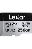 Lexar 256GB Silver Plus 205mb 4K V30 UHSI Micro SD Hafıza Kartı - 7
