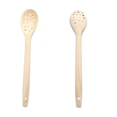 El Yapımı Gürgen Ağacından Delikli Kepçe - 1