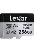 Lexar 256GB Silver Plus 205mb 4K V30 UHSI Micro SD Hafıza Kartı - 3