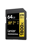 Lexar 64gb Gold Series 1800x Uhs-ıı Sdxc Hafıza Kartı 270mbs Uyumlu thumbnail 3
