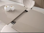 Star Capuccino Lak Panel Mutfak Masa Sandalye Takımı 82x138 thumbnail 6