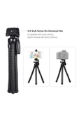 PDX Octopus Akrobat Kollu Masa Tripodu 26 Cm Dslr Cep Telefonu Canon Nikon Sony thumbnail 3