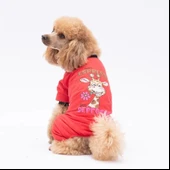 Pawstar Depresso Küçük Irk Köpek Penye Tulum Pijama - 1