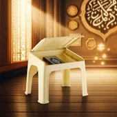 Sandıklı Plastik Rahle Krem 43x35x46cm 7 Adet - 1