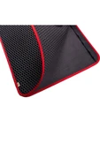 Cattie Kum Toplayıcı Fonksiyonel Kedi Paspası Altıgen Model M Boy - Red 37-50 cm - 1