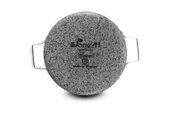 Stone-Age 30 cm Çizilmez Yanmaz Yapışmaz İndüksiyonlu Basık Tencere thumbnail 4