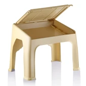 Sandıklı Plastik Rahle Krem 43x35x46cm 7 Adet - 3