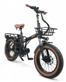 ALBA FOLD F 750 mid OFF ROAD PREMİUM 48V 16Ah(768Wh) SİYAH ZIRHLI LASTİK - 3