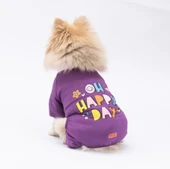 Pawstar Happy Küçük Irk Köpek Penye Tulum Pijama - 1
