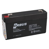 Orbus ORB-613 6 Volt 1.3 Amper Bakımsız Kuru Akü (98X25x52mm) - 1