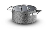 Stone-Age 28 cm  Çizilmez Yanmaz Yapışmaz İndüksiyonlu Derin Tencere thumbnail 2