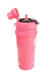 Shotay ST-8918 Çift Kullanım Pipetli/Rahat İçim Fuşya 720ml Çelik Termos - 3