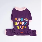 Pawstar Happy Küçük Irk Köpek Penye Tulum Pijama - 4