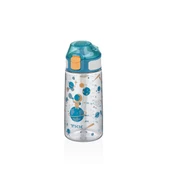 Vagonlife Tkk T3002 500ml Pipetli Mavi Astronot Desenli Tritan Matara - 1