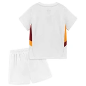 Galatasaray Orijinal Lisanslı 24-25 Beyaz 5 Yıldızlı UV Aslan Baskılı Çocuk Forma Set Hediyelik Ahşap Kutu - 4