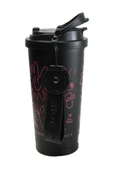 Shotay ST-8913 Çift Kullanım Pipetli/Rahat İçim Siyah 500ml Çelik Termos - 4