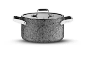 Stone-Age 28 cm  Çizilmez Yanmaz Yapışmaz İndüksiyonlu Derin Tencere thumbnail 1