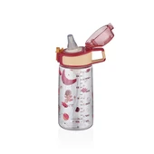 Vagonlife Tkk T3002 500ml Pipetli Kırmızı Astronot Desenli Tritan Matara thumbnail 2