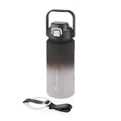 Vagonlife VGN2213-T 1500ml Siyah Beyaz Tritan Motivasyon Matarası thumbnail 1