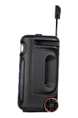 Midex MXR-1300 Mikrofonlu Şarjlı Portatif Taşınabilir Ses Sistemi Hoparlör (Akülü 15 İnç 1300 WATT) - 4