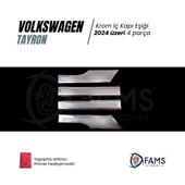 VW TAYRON Uyumlu İç Kapı eşiği 4 kapı 2024 Üzeri P.çelik (Taşlı) thumbnail 2