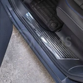 VW TAYRON Uyumlu İç Kapı eşiği 4 kapı 2024 Üzeri P.çelik (Parlak) thumbnail 4